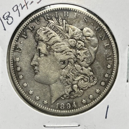1894-S MORGAN SILVER DOLLAR,  XF DETAILS