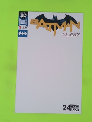 Batman Blank Comic #1 2018 DC Comics High Grade Comic Book R80-84