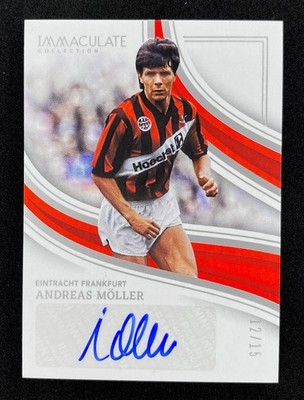 2023-24 Panini Immaculate Andreas Möller Auto /15 Frankfurt