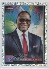 2021 Topps Finest Speckle Refractor 83/199 Dominique Wilkins #21 HOF 0sg0