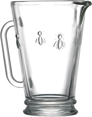 Bee 1L Jug - Elegant 18Cm Glass Pitcher for Any Occasion