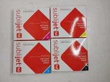 4 SAWGRASS Sublijet HD Ink cartridges for Virtuoso SG400 & SG800 (Exp 21,22)