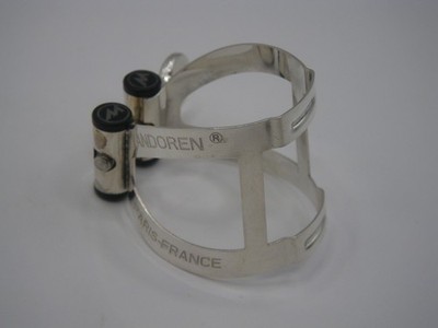 VANDOREN M/O Bb CLARINET LIGATURE - MASTERS OPTIMUM MODEL - SILVER PLATED - VGC!