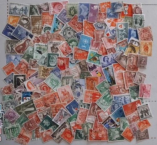 Collection Lot Australian Pre-decimal Stamps X143 All Different Used ...