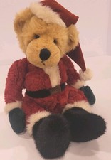 Vtg Russ Berrie Kris-Bear Santa Claus Teddy 16" Plush Stuffed Animal Christmas
