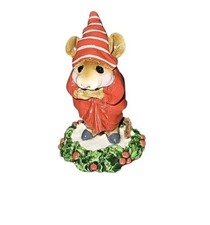 Wee Forest Folk Ebenezer Scrooge Mouse VTG Christmas Figurine AP Signed 1987