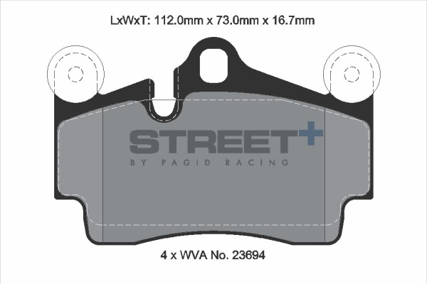BremsbeläGe Vw Touareg (7LA, 7L6, 7L7) 3.6 V6 Fsi Baujahr 10/05–05/10 Kw 206 Ps-image