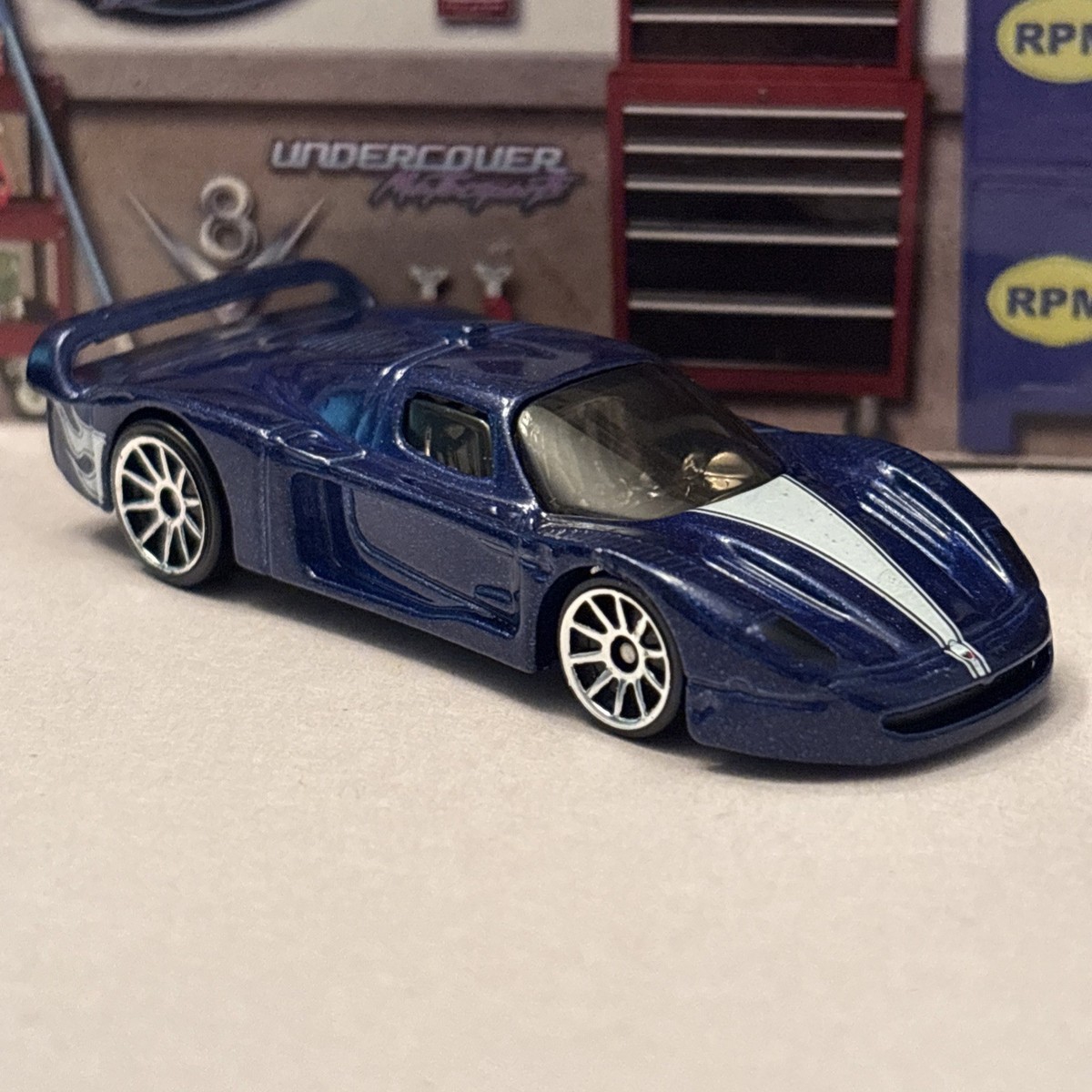 Hot Wheels Loose Maserati MC12 Blue Mystery Car | eBay