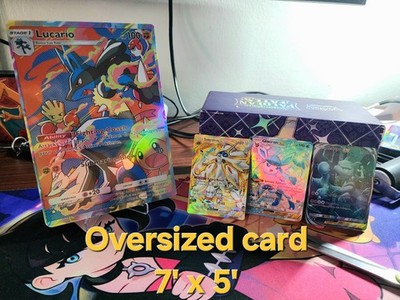LUCARIO  HOLO FULL ART JUMBO POKEMON TCG POCKET OVERSIZE CARD READ DESCRIPTION