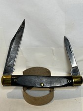 Schrade USA 240TX Blued Finish X Timer Pocket Knife USED