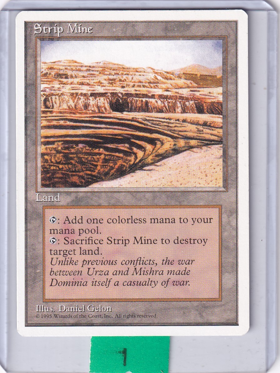 Strip Mine * 4th Edition MTG - Lightly Played