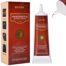 Professional Leather Glue Adhesive -120 ML Industrial Strength, Clear  Flexi...