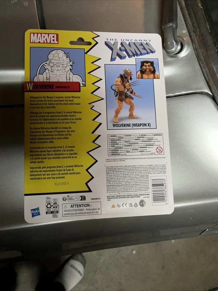 Экшн-фигурка Weapon X Wolverine 4-е издание The Uncanny X-Men Toy Biz БЕСПЛАТНАЯ ДОСТАВКА! - Изображение 3 из 3