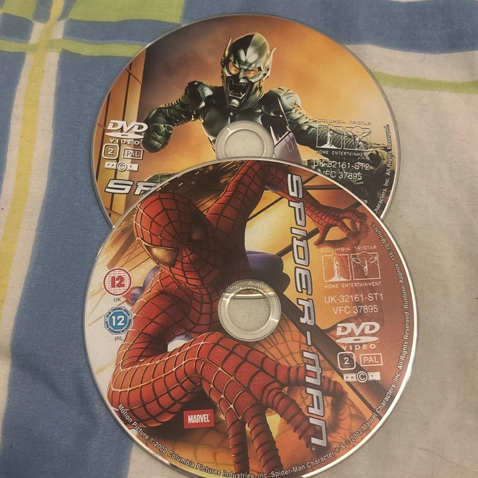 Spider-Man DVD Action & Adventure (2002) Tobey Maguire Disc Cover Only - Image 3 of 4