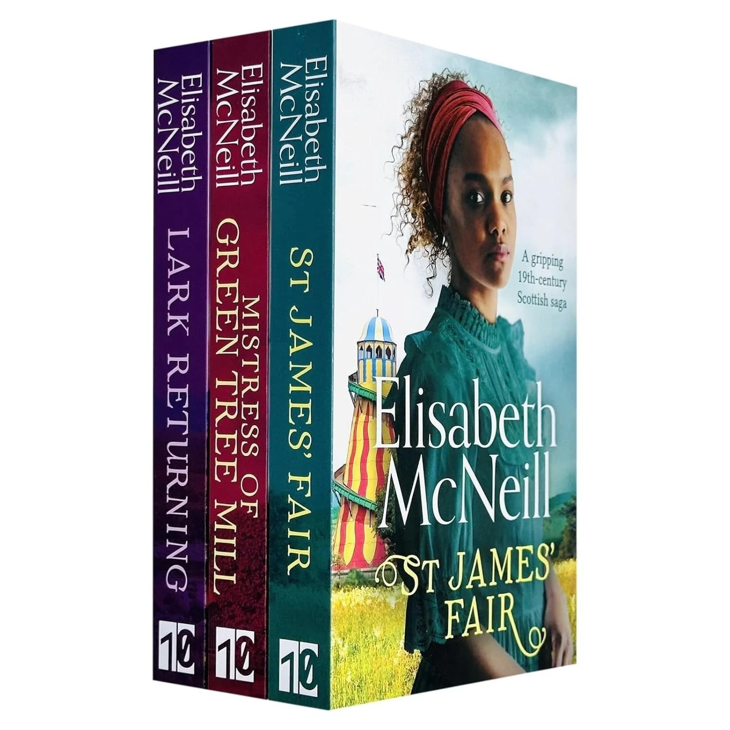 Elisabeth McNeill 3 Books Collection  Set St James Fair, Mistress of Green Tree
