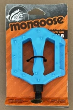MONGOOSE COMPOSITE BMX PEDALS TURQUOISE NEW ON DISPLAY PACKAGE 