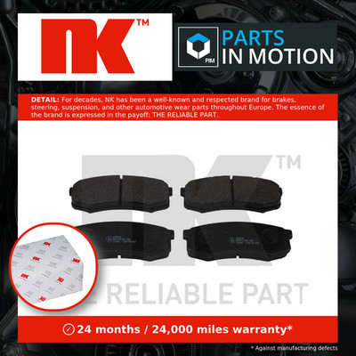 Brake Pads Set fits TOYOTA LAND CRUISER FJ80 4.0 Rear 90 to 92 NK 0446560010 New