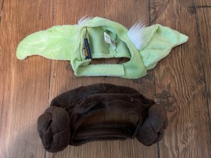 Star Wars Cat Halloween Costumes Headpieces  Yoda & Princess Leia