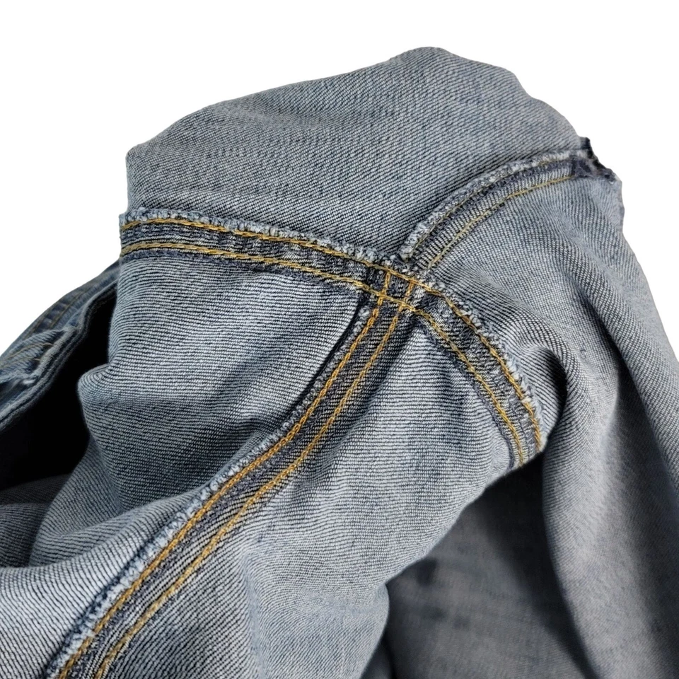 Duck Head Womens Jeans Blue Size 18 Regular Zip Pockets Mid Rise Straight Leg - Image 4 of 4