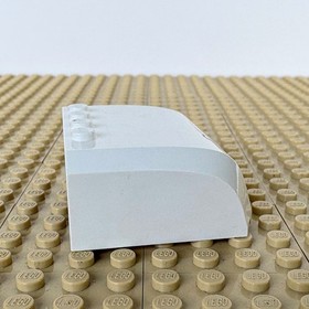 LEGO City, Recreation: Camper White Windscreen 5 x 6 x 2, 61484, 7639 PART, 2009