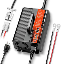 50 Amp 14.6 Volt Lifepo4 Lithium Battery Charger, 12V 50A Lifepo4 Fast Charger w