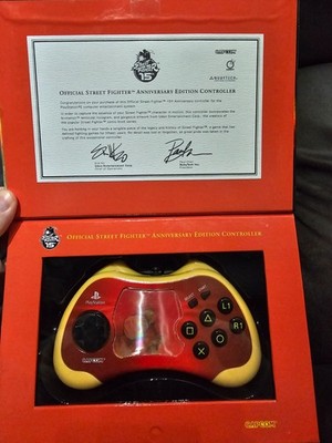 Street Fighter 15th Anniversary Ken PS2 Controller - New in Box Playstation 2