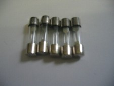 New Motorcycle scooter 15 Amp Glass Fuse 25mm Long (Pack of 5)