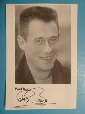 -ke- Paul Baur, Magazinbild aus Theaterheft 10x15 cm (0027)