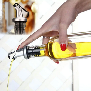 Glass Oil Vinegar Olive Pourer Bottle Dispenser Plastic Househould Cooking Tool Glass Oil Vinegar Olive Pourer Bottle Dispenser Plastic Househould Cooking Tool