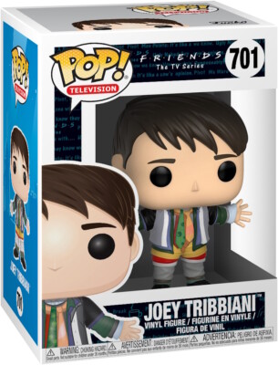 Funko Pop! Friends: Joey Tribbiani With Pizza – 9,5 Cm Vinyl-Figur, Inkl. Box-Protector, Sammlerstück