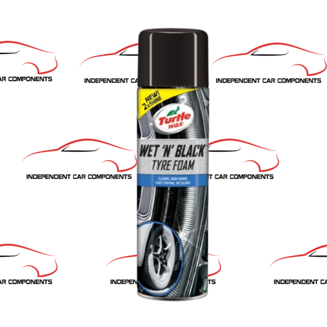 Turtle Wax 53145 Wet 'N' Black Tyre Foam - 500ml