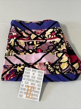 TC Tall And Curvy Lularoe Leggings Gorgeous Multicolor Floral Geometric NWOT New