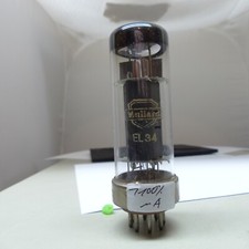 1x TUBE EL34 Mulard METAL BASE Tube Röhre VALVE NOS testet Pin off