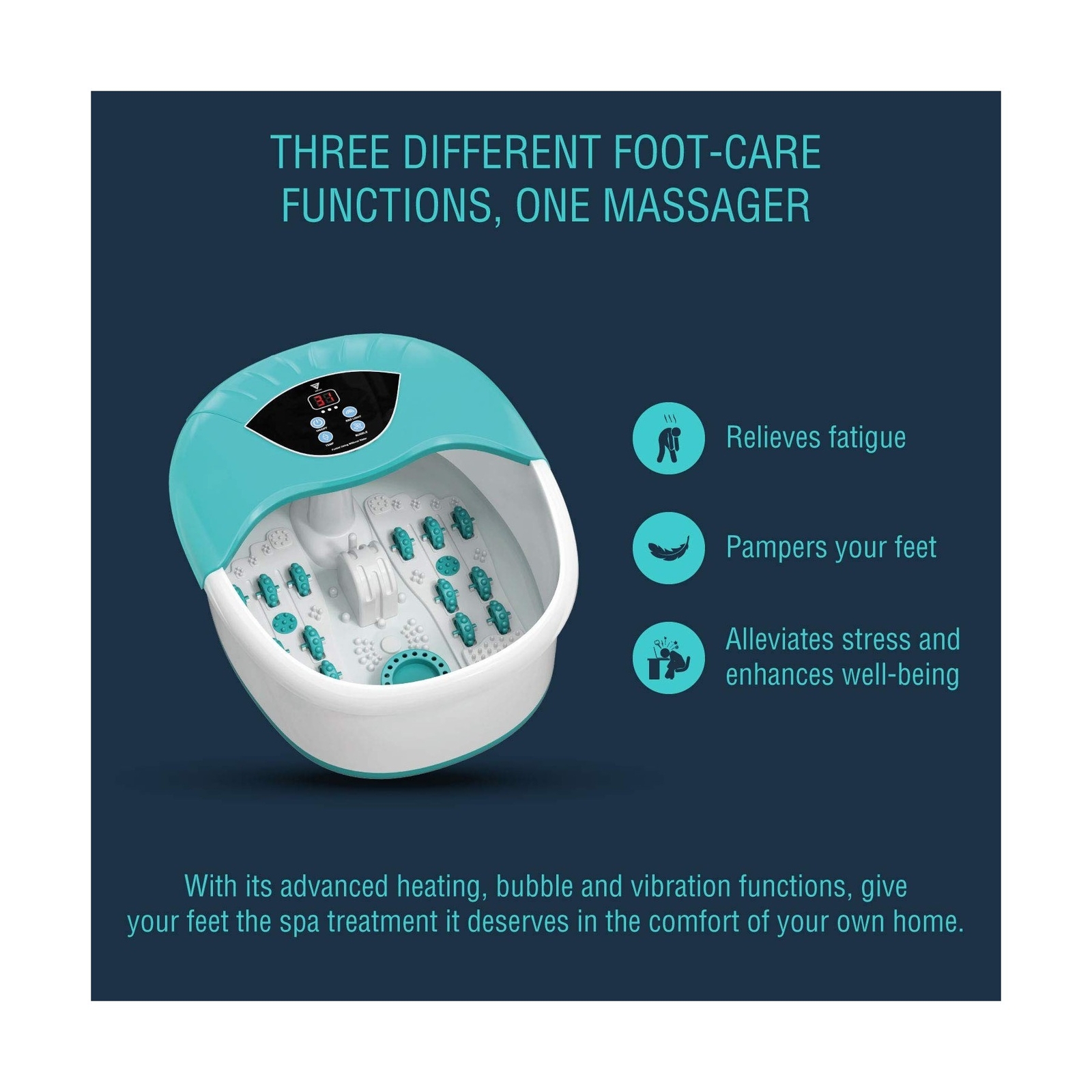 Zircon+Pediprime+Foot+Spa+Bath+Massager for sale online eBay