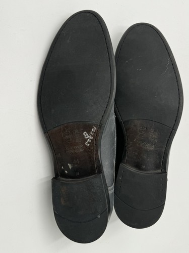 Vero Cuoio Men's Black Dress Shoes Oxford Lace Up Size 11 Hand Crafted - Picture 8 of 11