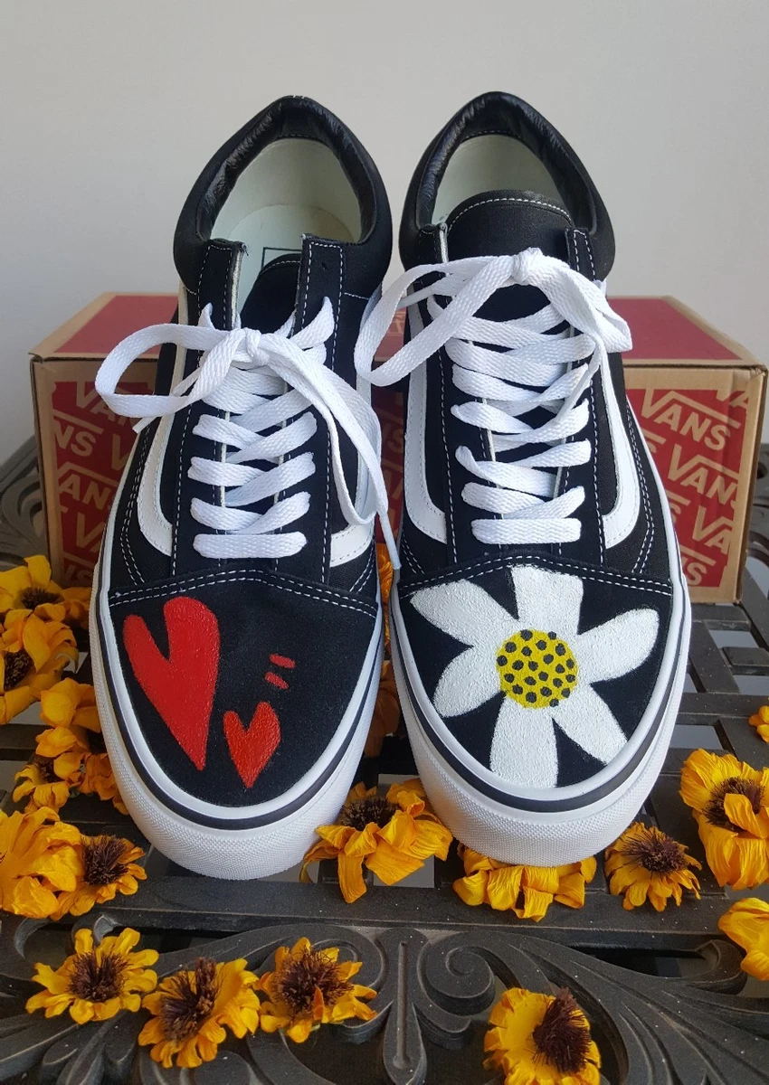 CUSTOM VANS SHOES Old Skool Hand Crafted Shoe Art 