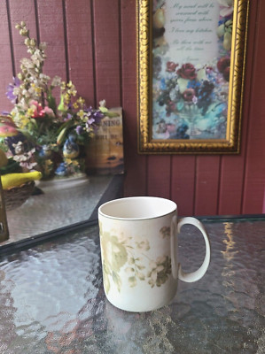 Vintage PTS Interiors Antique Rose 4'' High Mug  Fast Free Shipping!!