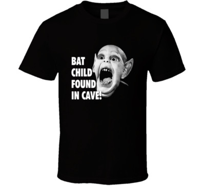 Bat Boy BatBoy Found In Cave Monster Weekly World News Funny T Shirt Gift New