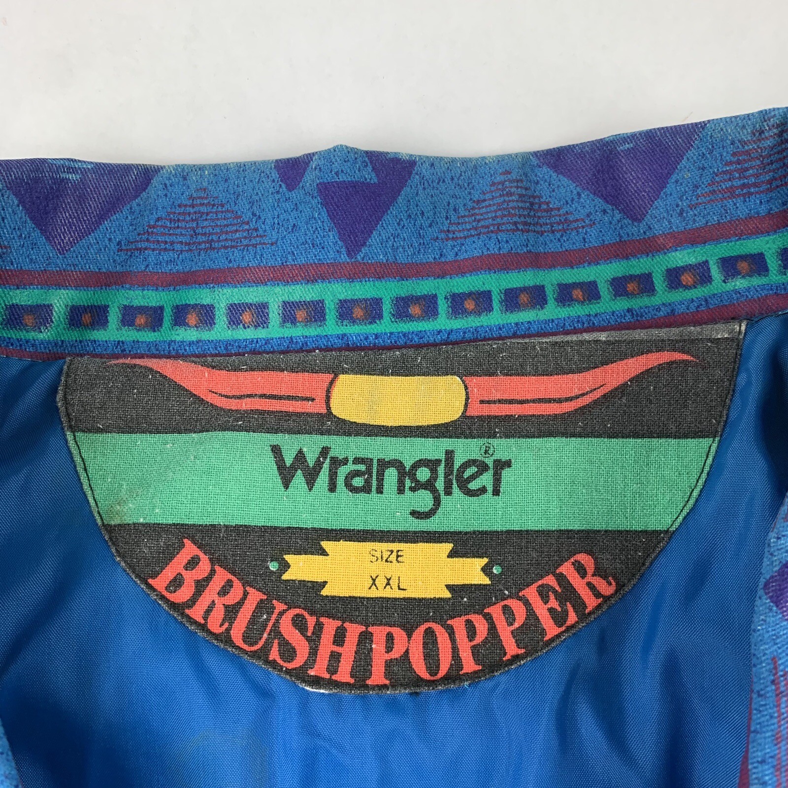 VTG 90s Wrangler Brushpopper Jacket Mens 2XL Western … Gem