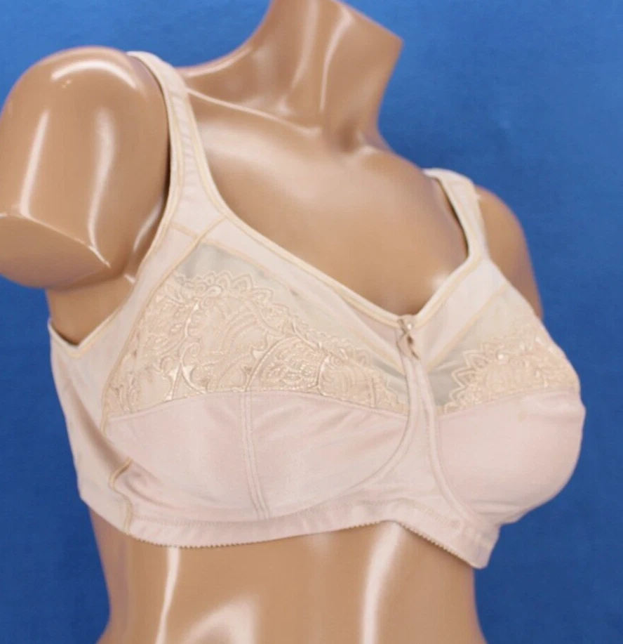 Amoena 0948 Isadora SB Wireless Unlined Mastectomy Bra Size 38D #E5369 - Image 3 of 4