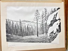 Jack Friedman Ltd Edition Print Sailboat Santa Barbara Fauvist Dementia Patient