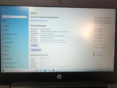 HP Stream 11 Pro G2 11.6'' Intel N3050 1.60GHz 4GB 64GB Win 10 Home