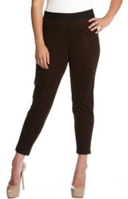 Stretch Faux Suede Leggings - MSRP 