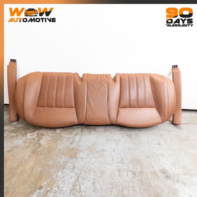 06-13 BENTLEY CONTINENTAL FLYING SPUR FRONT REAR SEAT BROWN FULL LEATHER OEM  