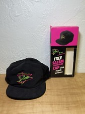 Vtg Salem Hat Trucker Cap Snapback Corduroy Logo 80s Tobacco Rare