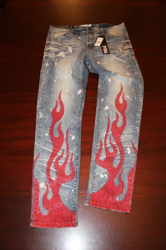 mens preme straight jeans 38x34 nwt med 
