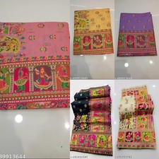 Women's Pashmina Silk saree with Running Blouse Piece