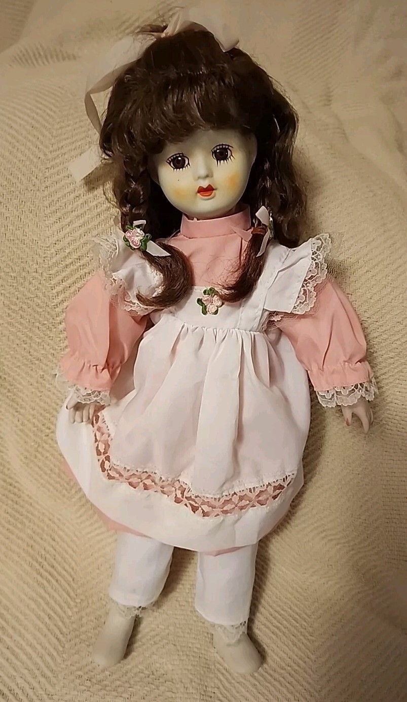 Porcelain Doll,  16 Inches Tall, Heirloom Collection