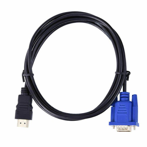1.8m HDMI Male to VGA Male HD15 Video Adapter Cable Lead for TV Computer Monitor - Zdjęcie 7 z 8