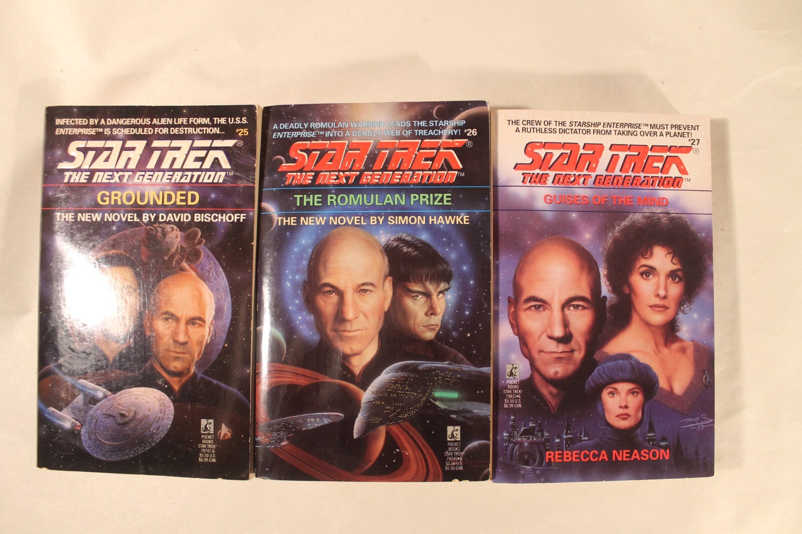 Star Trek Next Generation 25-27: Grounded, The Romulan Prize & Guises of TheMind